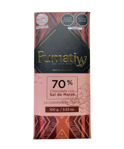 Chuncho Dark Chocolate 70% with Maras Salt 50gr