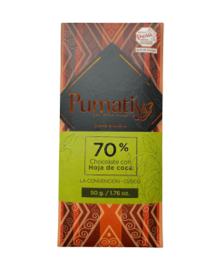 Chuncho Dark Chocolate 70% with Coca Leaf 50gr